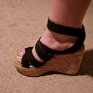 Herve Leger Wedges/ Sandals size 9.5